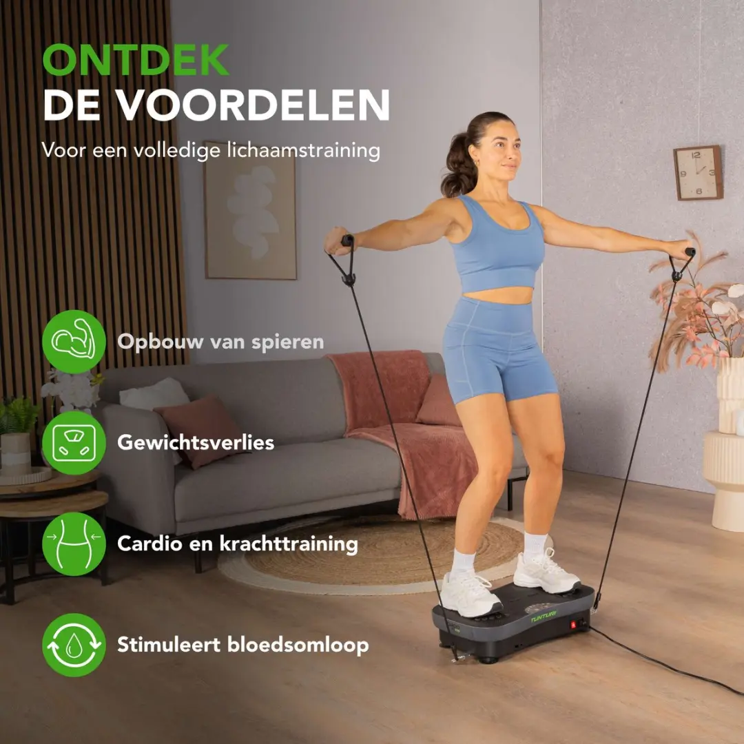 Tunturi Cardio Fit V30 Trilplaat - 99 Snelheden - Grijs/Zwart