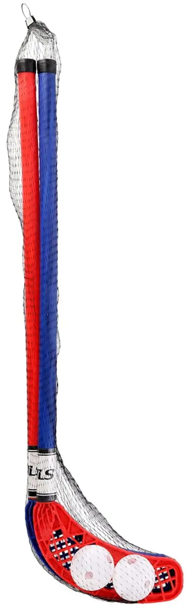 Nils KHZ825 Unihockey Set - 2 Sticks, 2 Ballen - Transportnet
