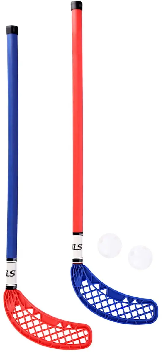 Nils KHZ825 Unihockey Set - 2 Sticks, 2 Ballen - Transportnet