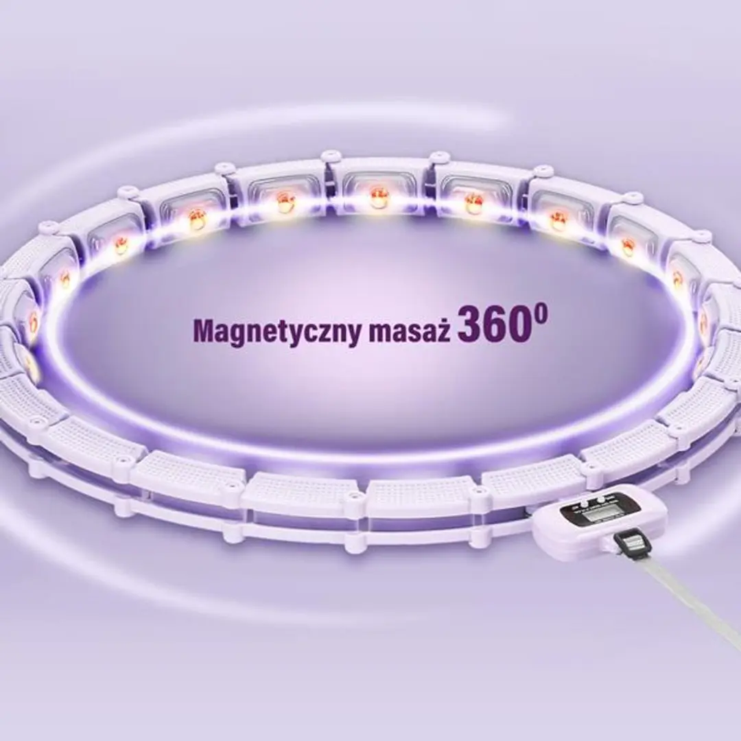 HMS HHM14 Magnetische Hula Hoep 43cm - Violet