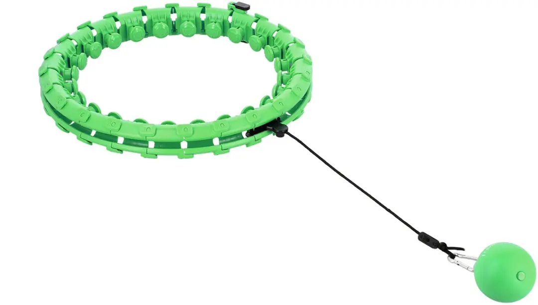 HMS HHW01 Hula-Hoop Set - 26cm - Groene Hoepel met BR163 Afslankgordel