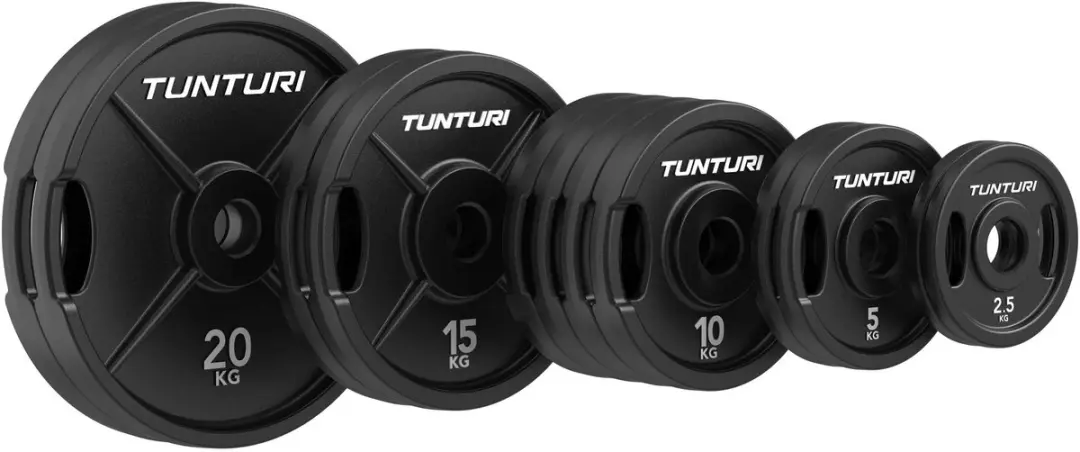 Tunturi Platinum Halterschijven 125kg - 12 Stuks