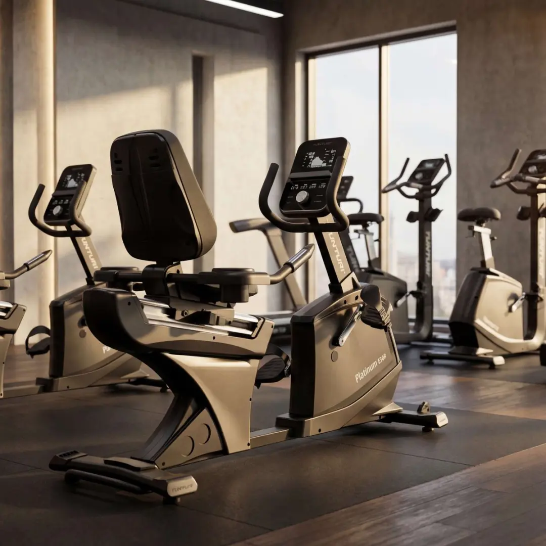 Tunturi Signature E30-R Ligfiets - 26 Programma's - 48 Niveaus - Zwart