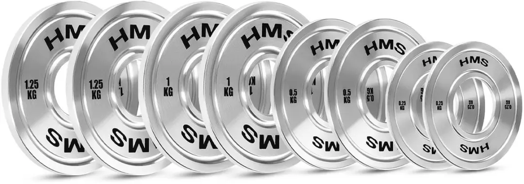 HMS TOS Serie Olympische Stalen Schijven - 6 kg Set