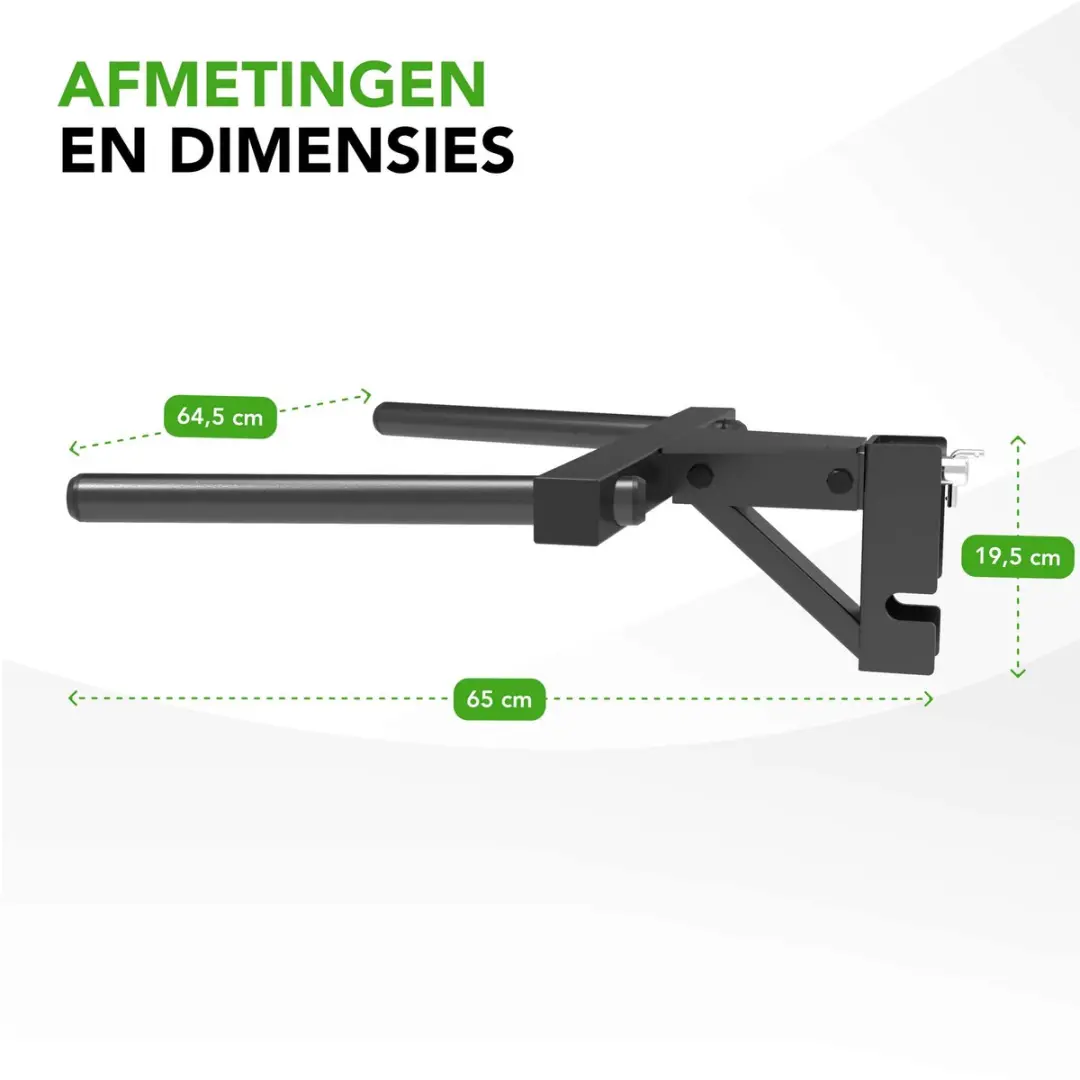Tunturi PR60 Power Rack Dip Handle - Zwart