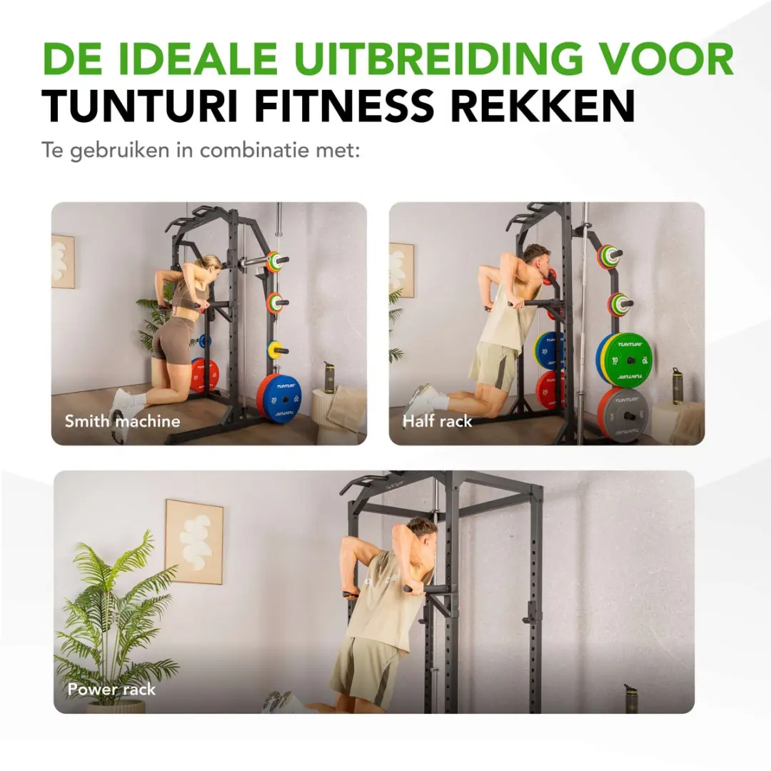Tunturi PR60 Power Rack Dip Handle - Zwart