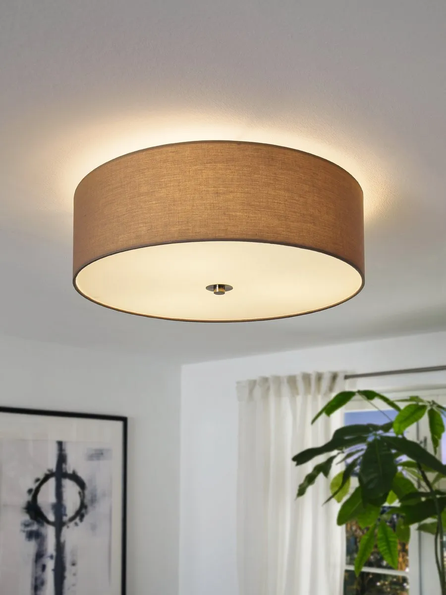 Eglo Pasteri Plafondlamp 5 Lichts - ø475mm Taupe