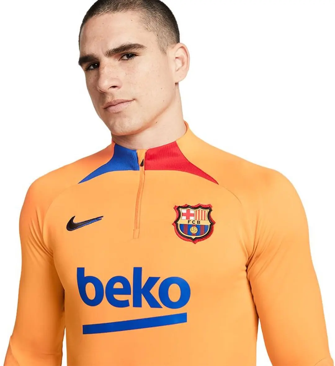 Nike FC Barcelona Strike Drill Top - Geel - Maat S