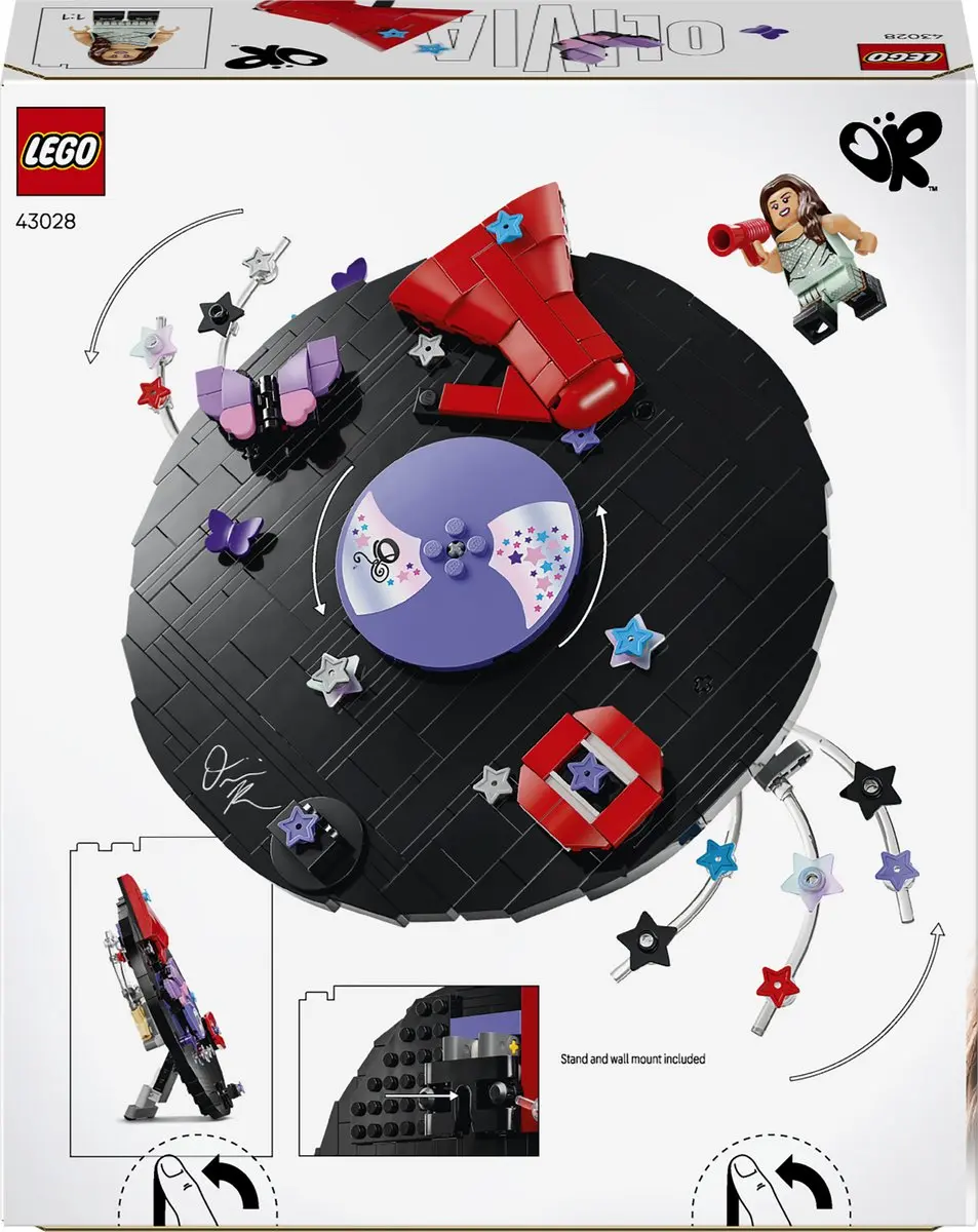 LEGO Olivia Rodrigo Vinylplaat Bouwpakket 43028 - 360 Stukken - Multicolor - afbeelding 6 van 6