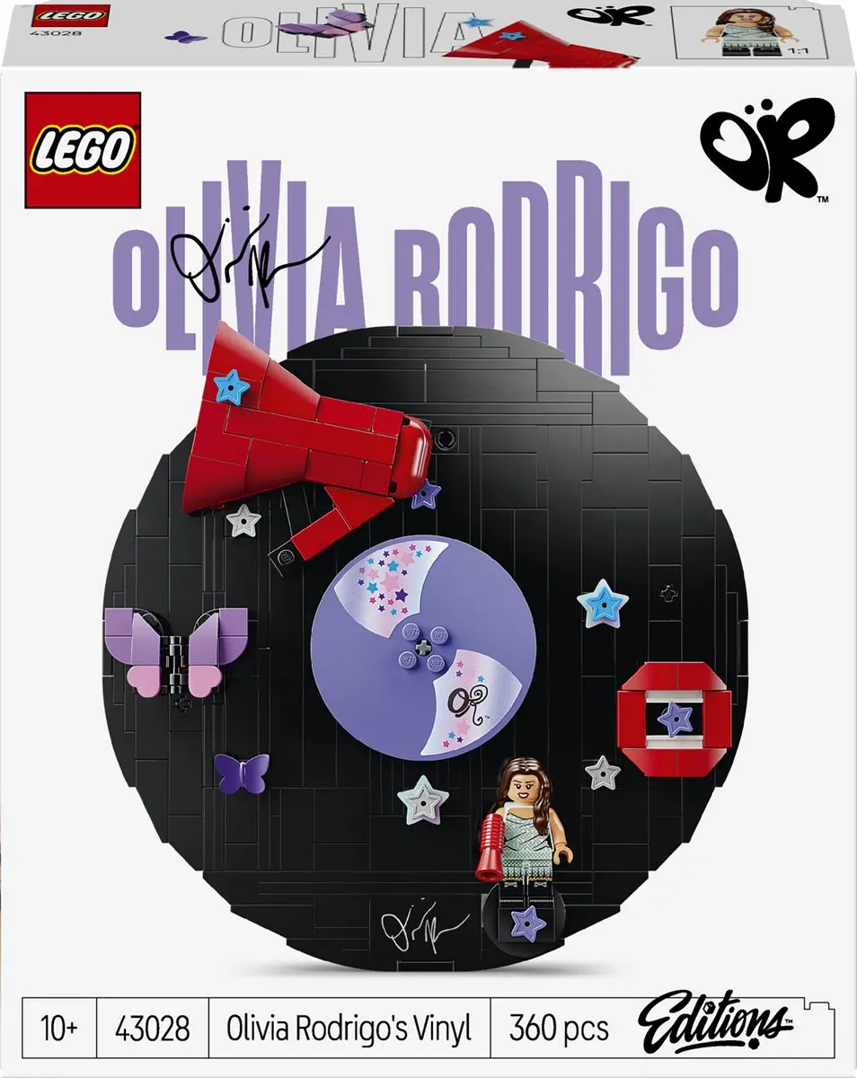 LEGO Olivia Rodrigo Vinylplaat Bouwpakket 43028