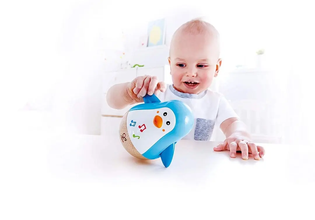 Hape Pinguïn Muzikale Wiebelaar - Veelkleurig