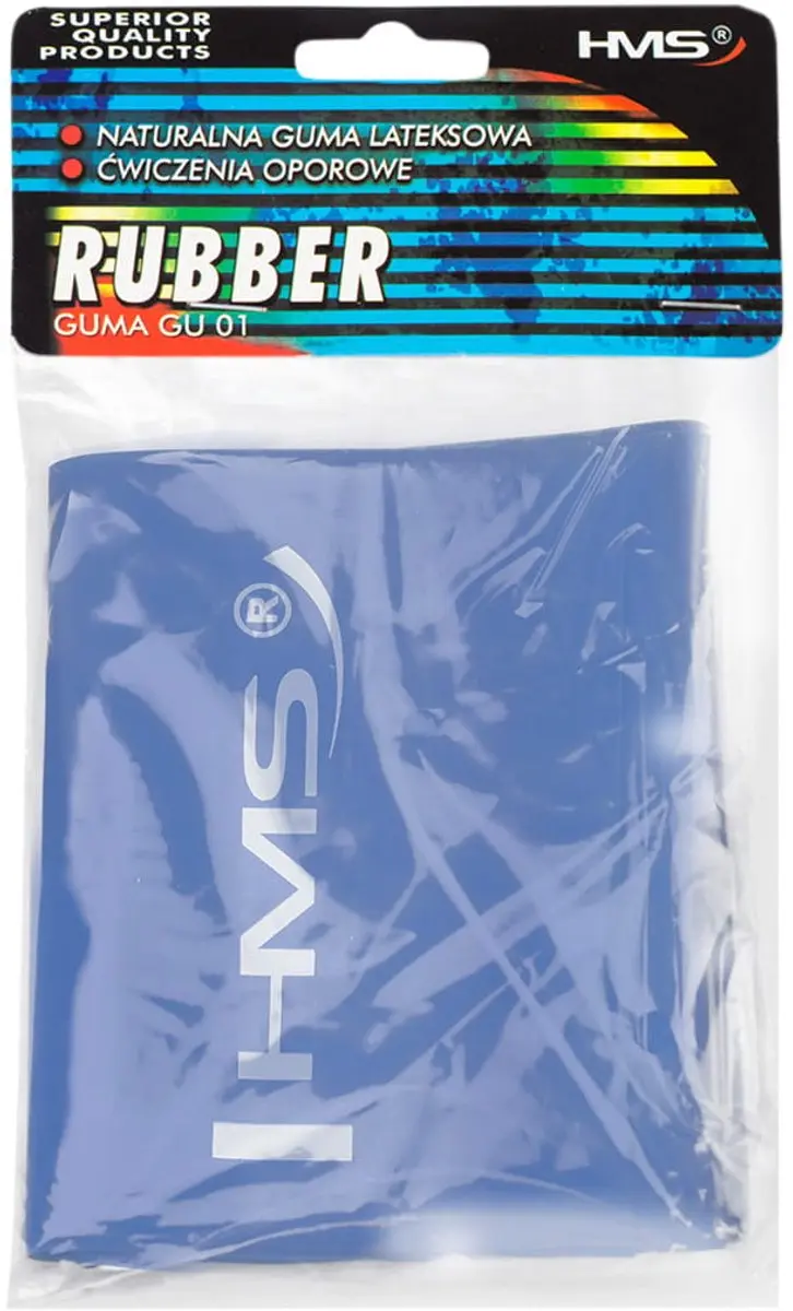 HMS GU01 Trainingselastiek 120cm - Blauw