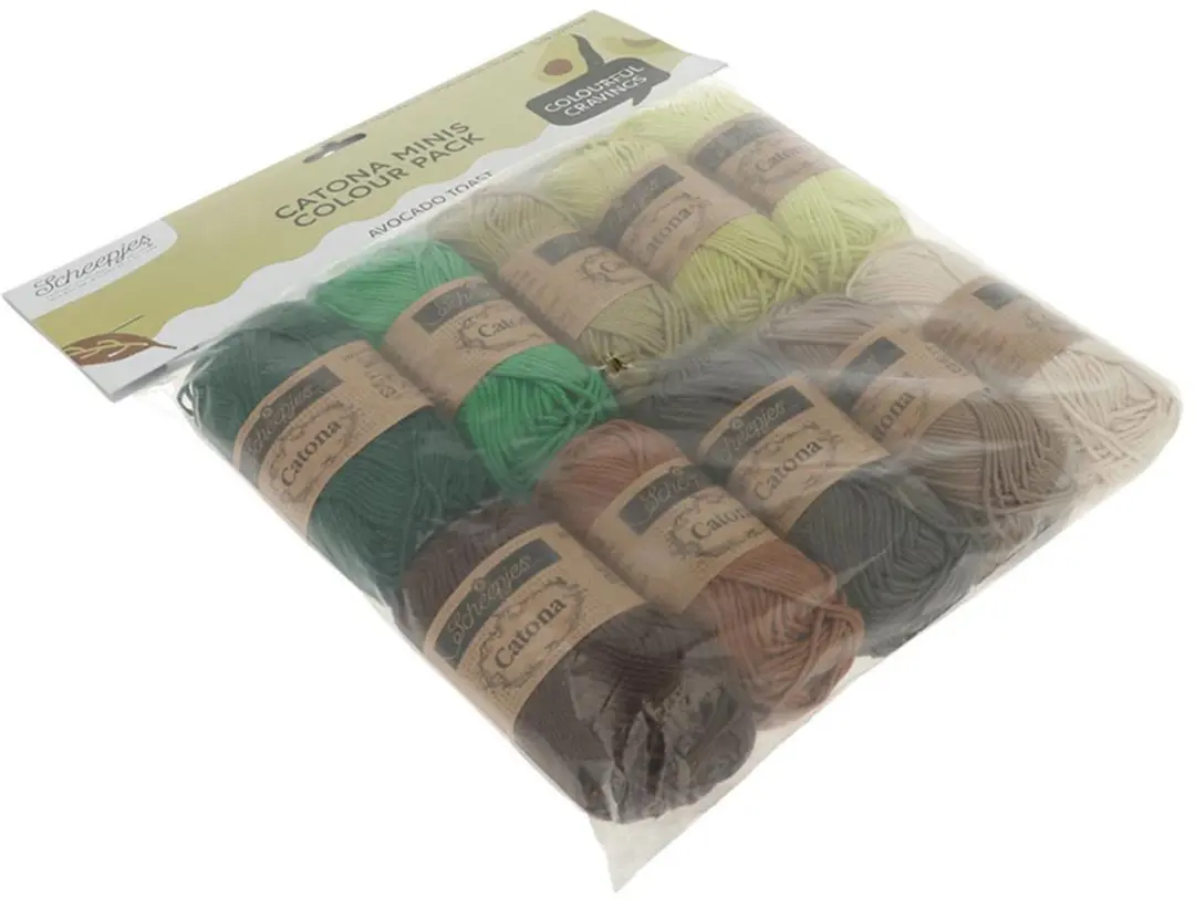 Scheepjes Catona & Chroma Haakgaren - 10 Kleuren 25g