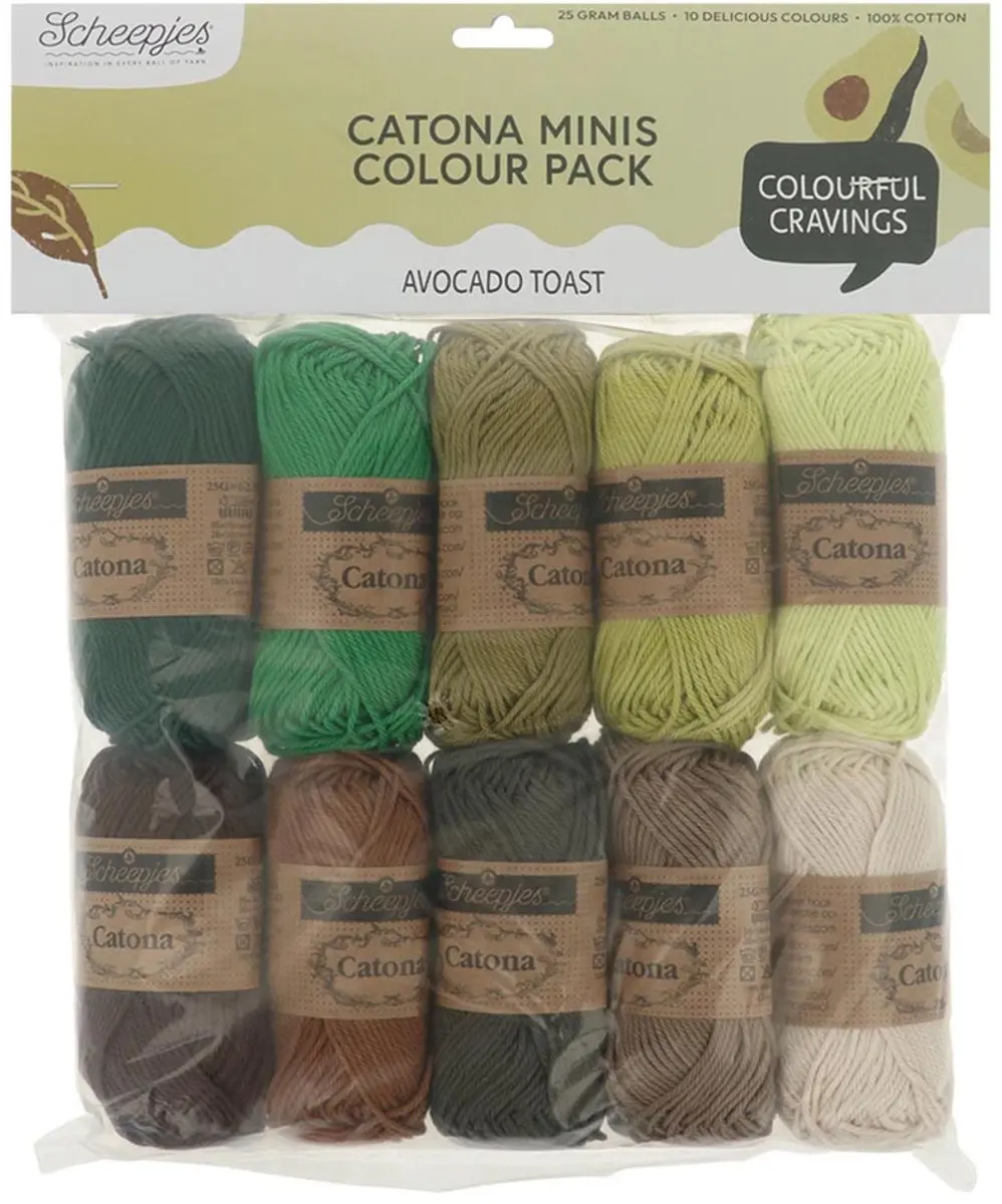 Scheepjes Catona & Chroma Haakgaren - 10 Kleuren 25g