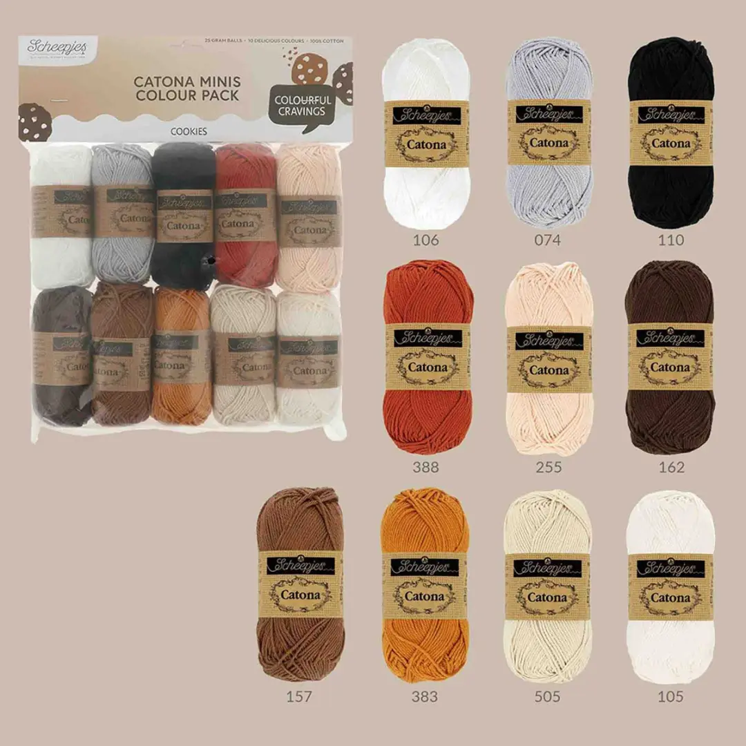 Scheepjes Catona & Chroma Haakgaren - 10 Kleuren 25g