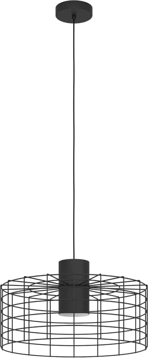 Eglo Milligan Hanglamp E27 - 3-armig - Ø48cm - Zwart/Wit