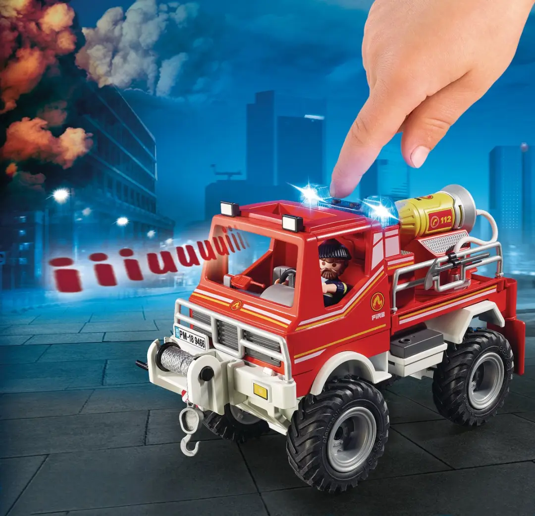 Playmobil City Action Brandweer Terreinwagen 9466 - Multicolor