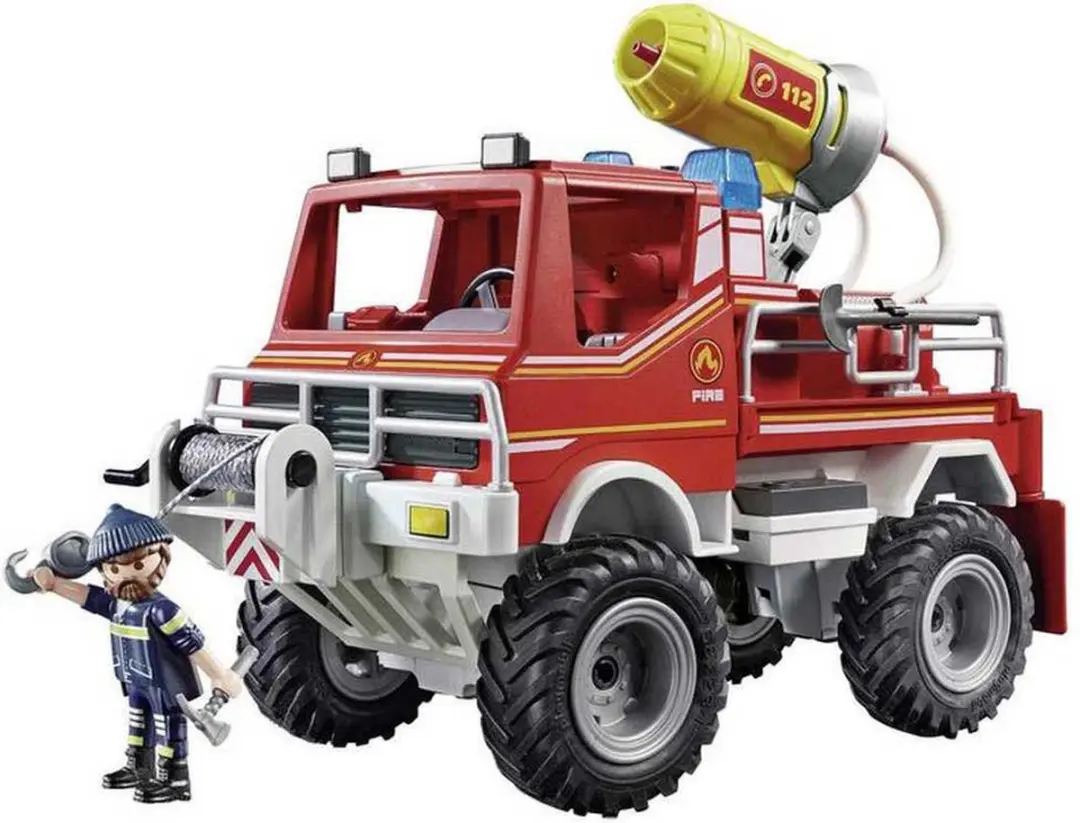 Playmobil City Action Brandweer Terreinwagen 9466 - Multicolor