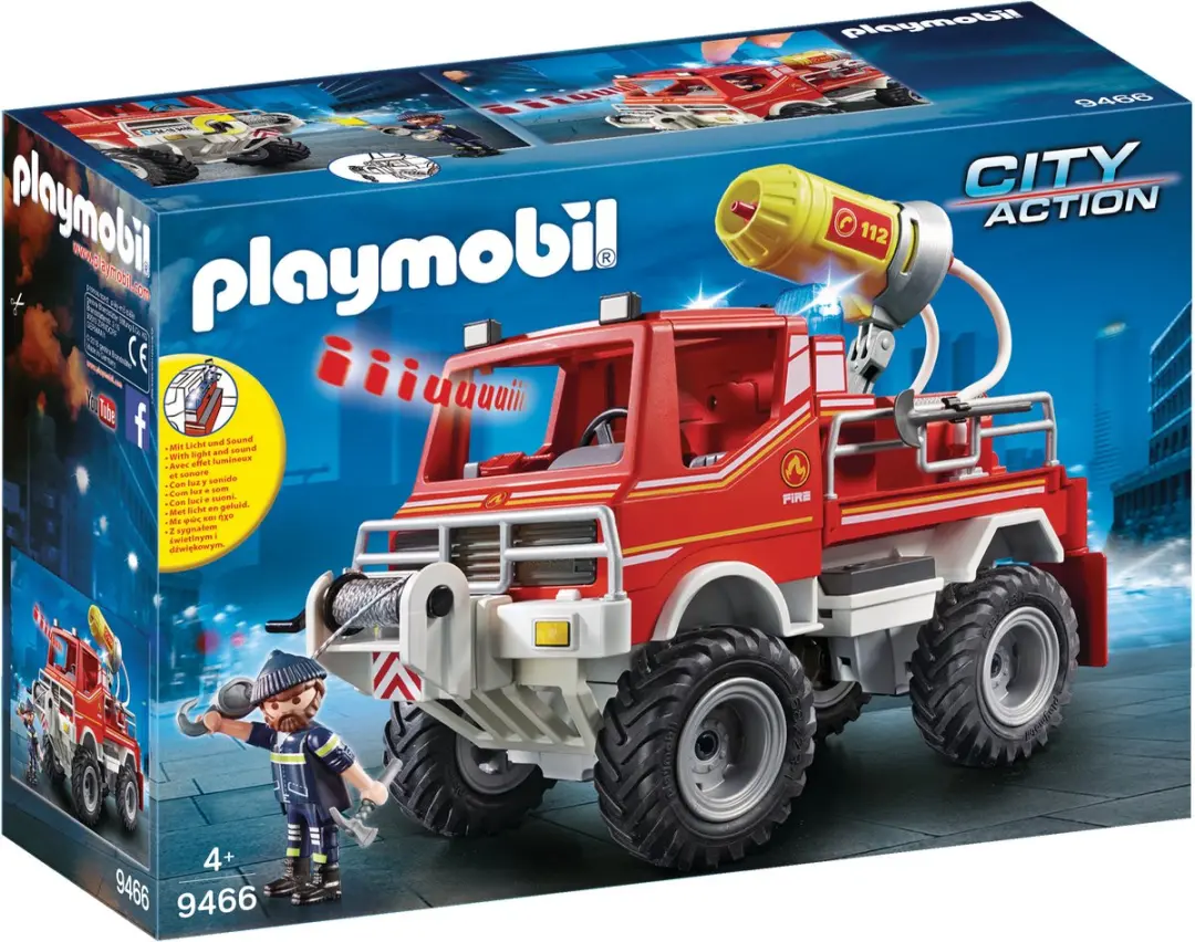 Playmobil City Action Brandweer Terreinwagen 9466