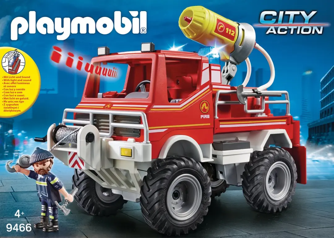 Playmobil City Action Brandweer Terreinwagen 9466 - Multicolor