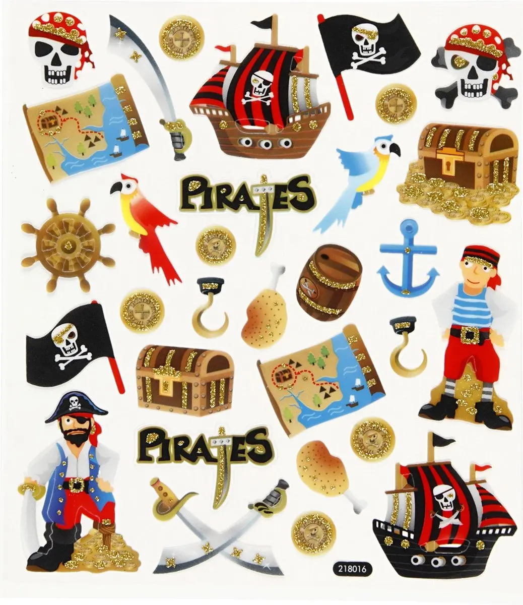 Creativ Piraten Stickers Vel
