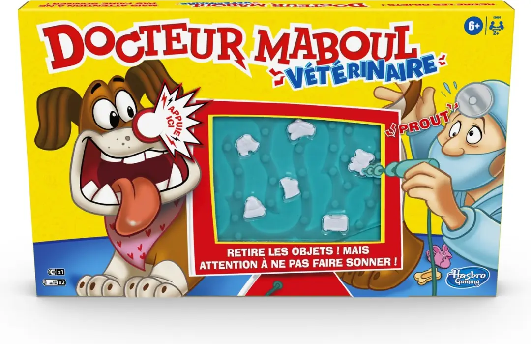 Hasbro Dokter Bibber Dierenarts Bordspel - 2-4 Spelers