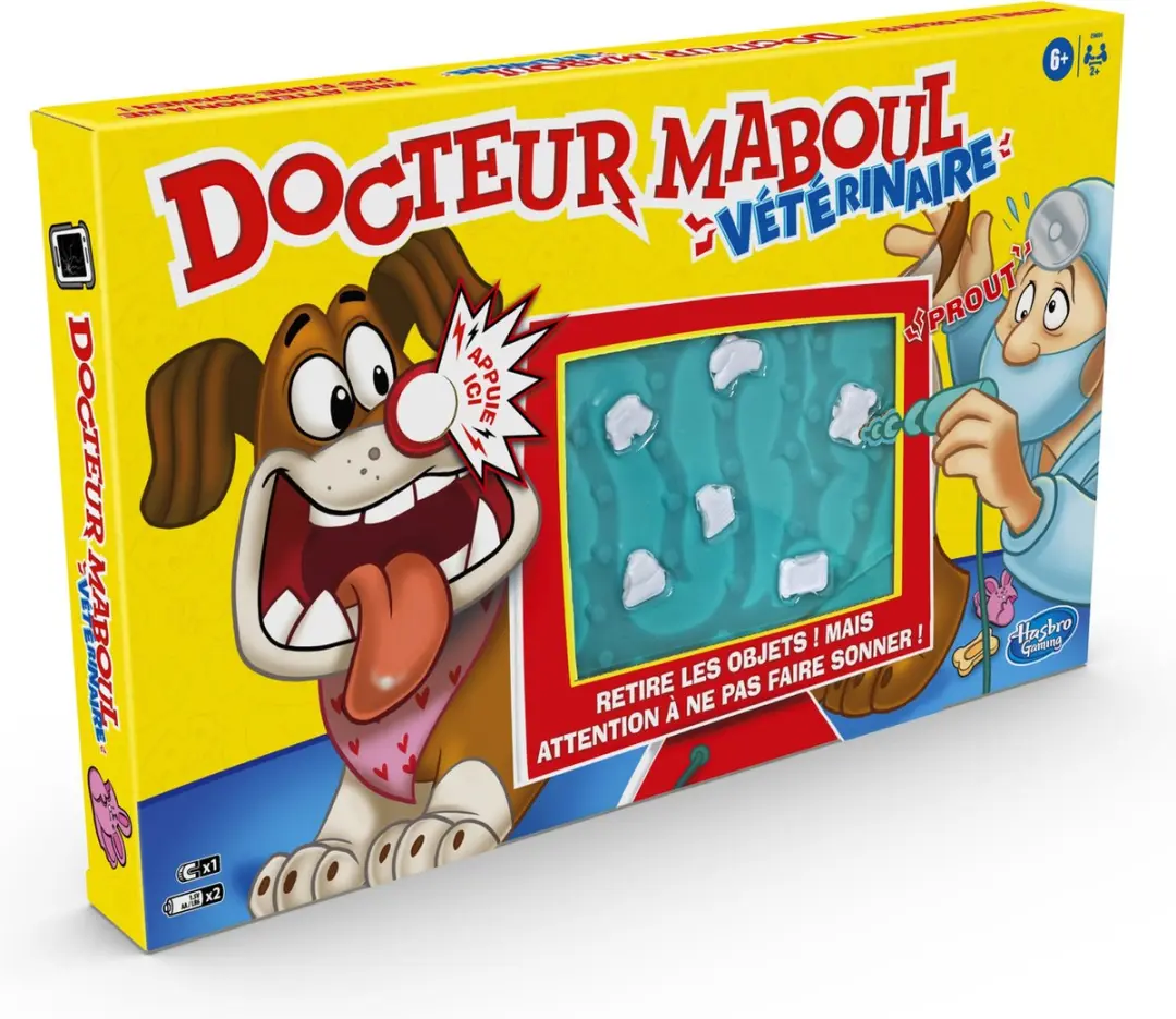 Hasbro Dokter Bibber Dierenarts Bordspel - 2-4 Spelers