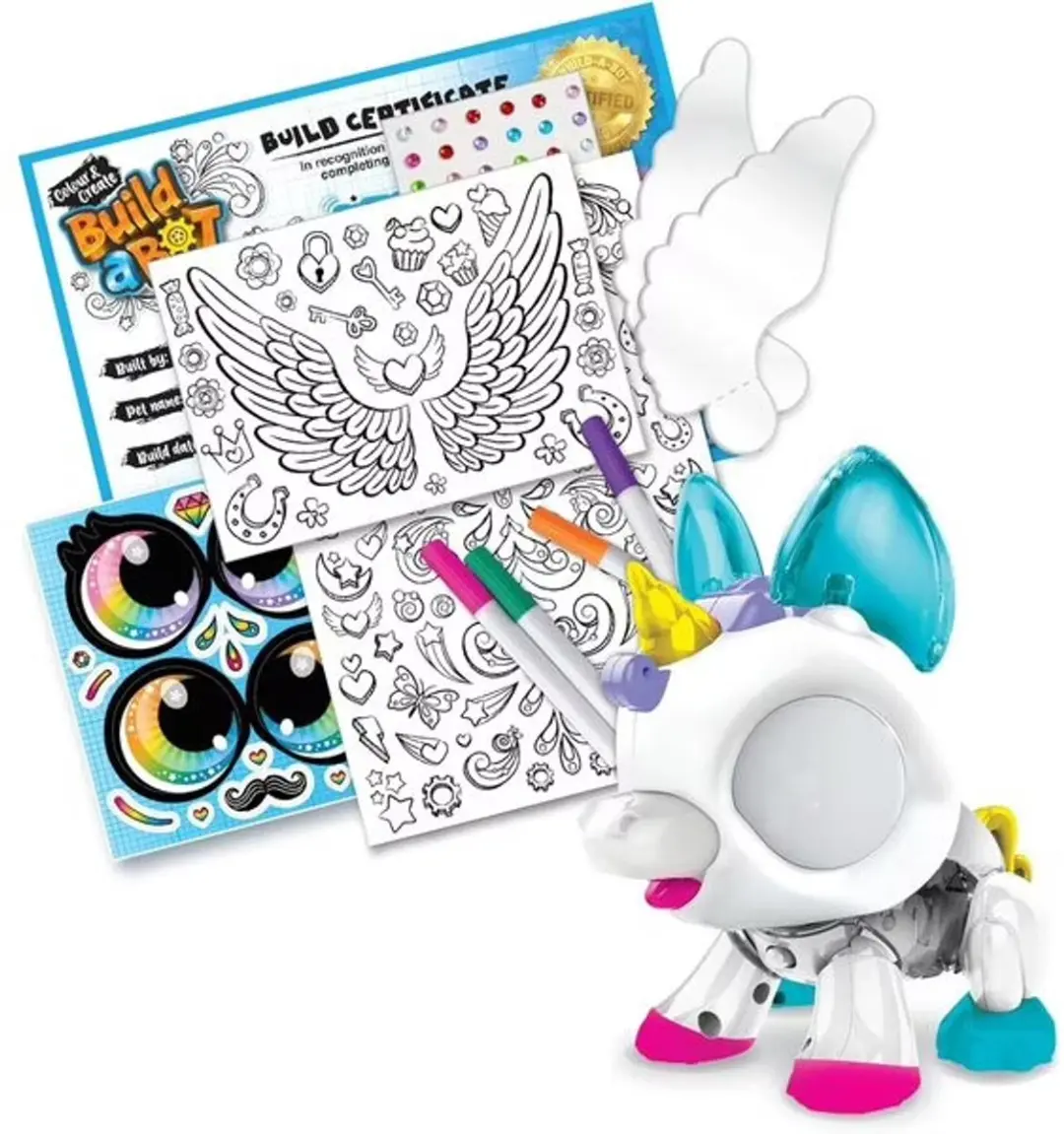 Goliath Build A Bot Colorific Robot Pegasus - 20 Onderdelen - Multi