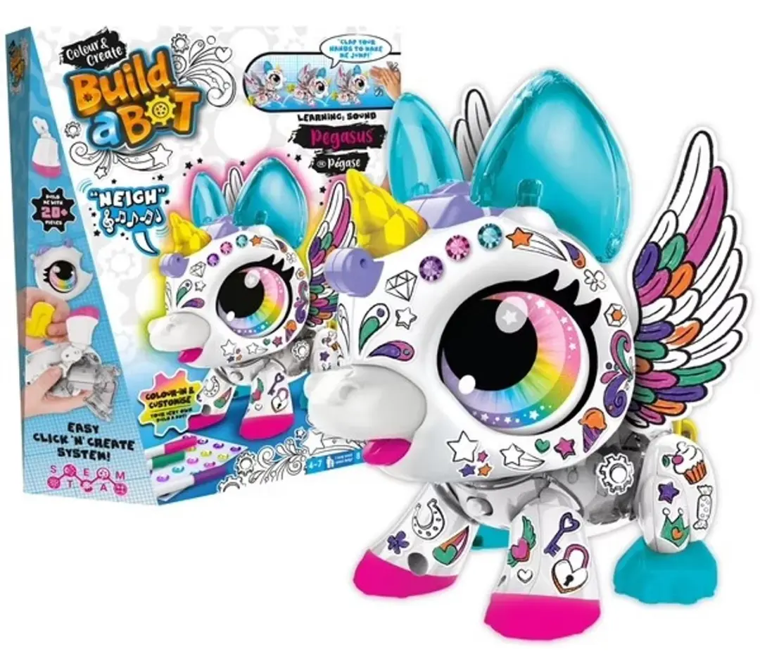 Goliath Build A Bot Colorific Robot Pegasus - 20 Onderdelen - Multi
