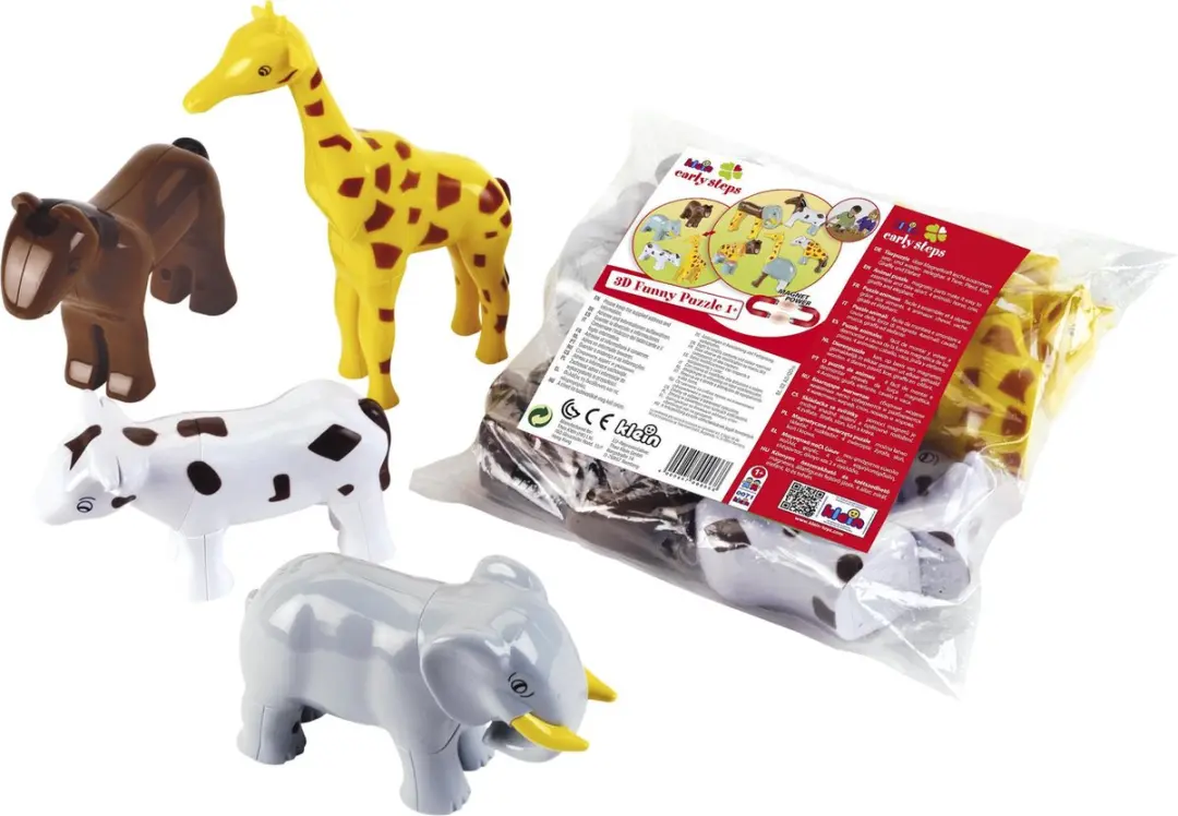 Klein Toys Early Steps Magnetische Dierenpuzzel 16-delig - Multicolor