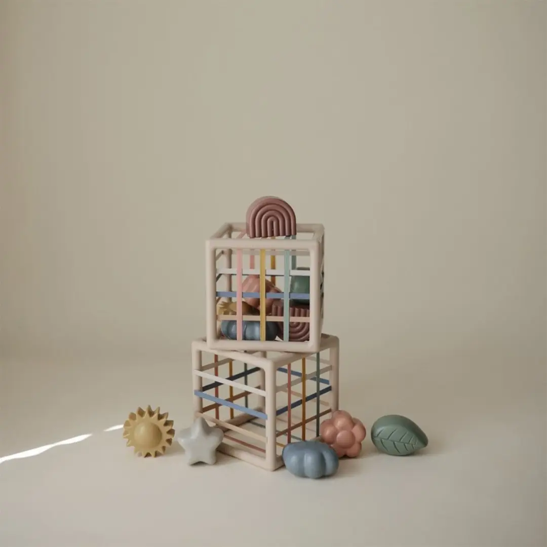 Mushie Vormensorteerder - Elastic - Multicolor