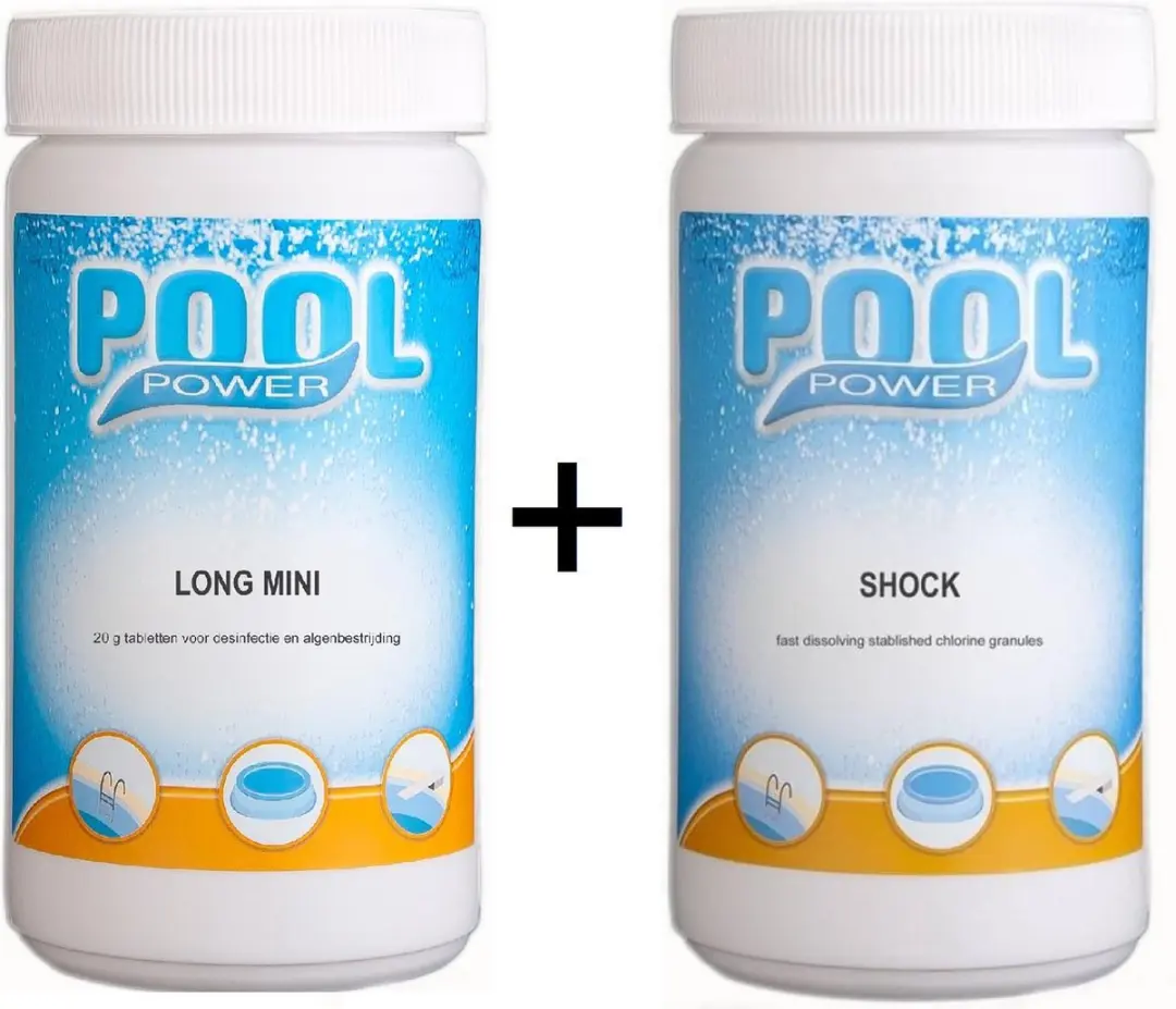 Pool Power Chloortabletten & Shock Granulaat Bundel