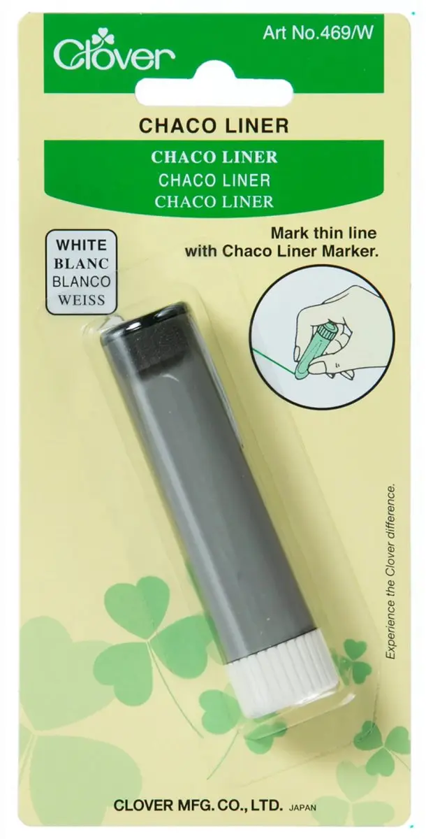 Clover Chaco Markeerstift Wit