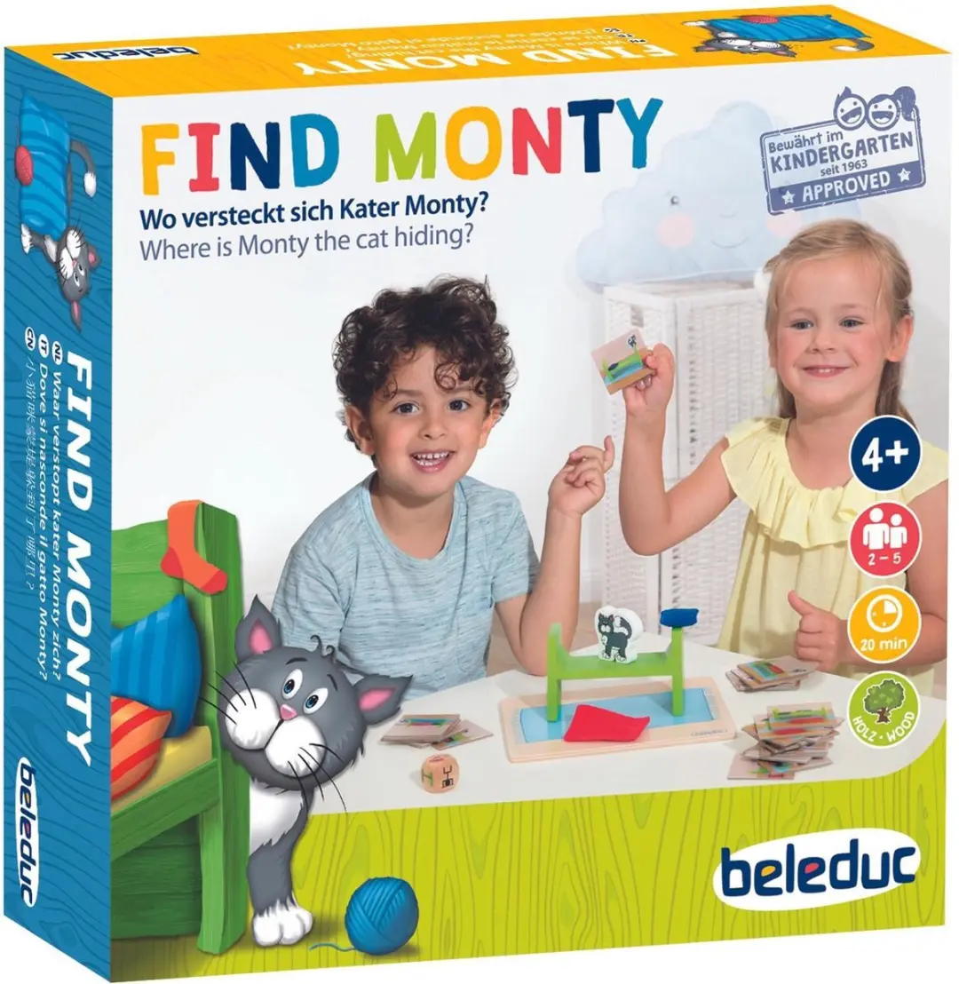 Beleduc Vind Monty Houten Spel - 22411 - Meerkleurig