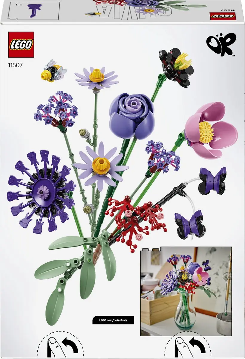 LEGO Botanicals Olivia Rodrigo Bloemenboeket 11507 - 400 Stukken - Multicolor