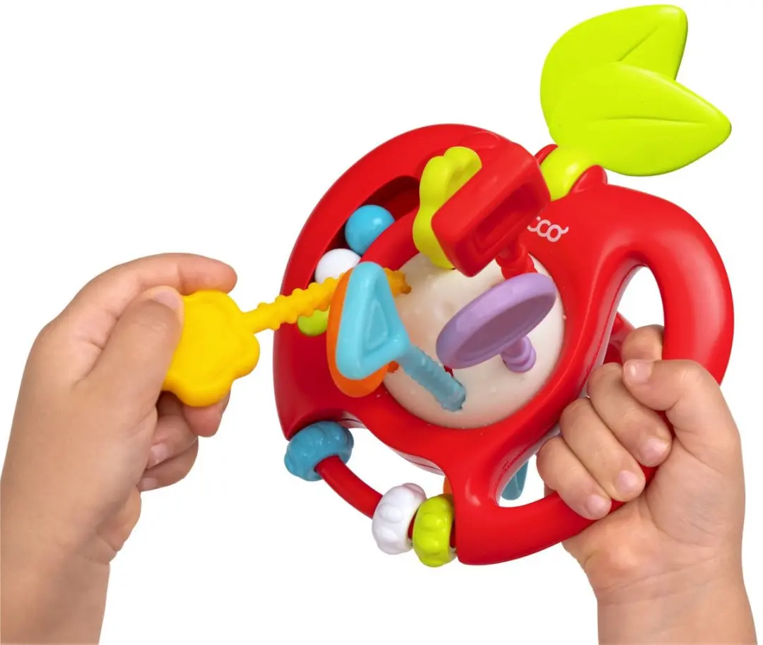 Chicco Multisensorische Trekkoord Appel - Rood/Multicolor