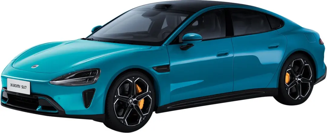 Xiaomi SU7 Die-cast Modelauto Aqua Blue