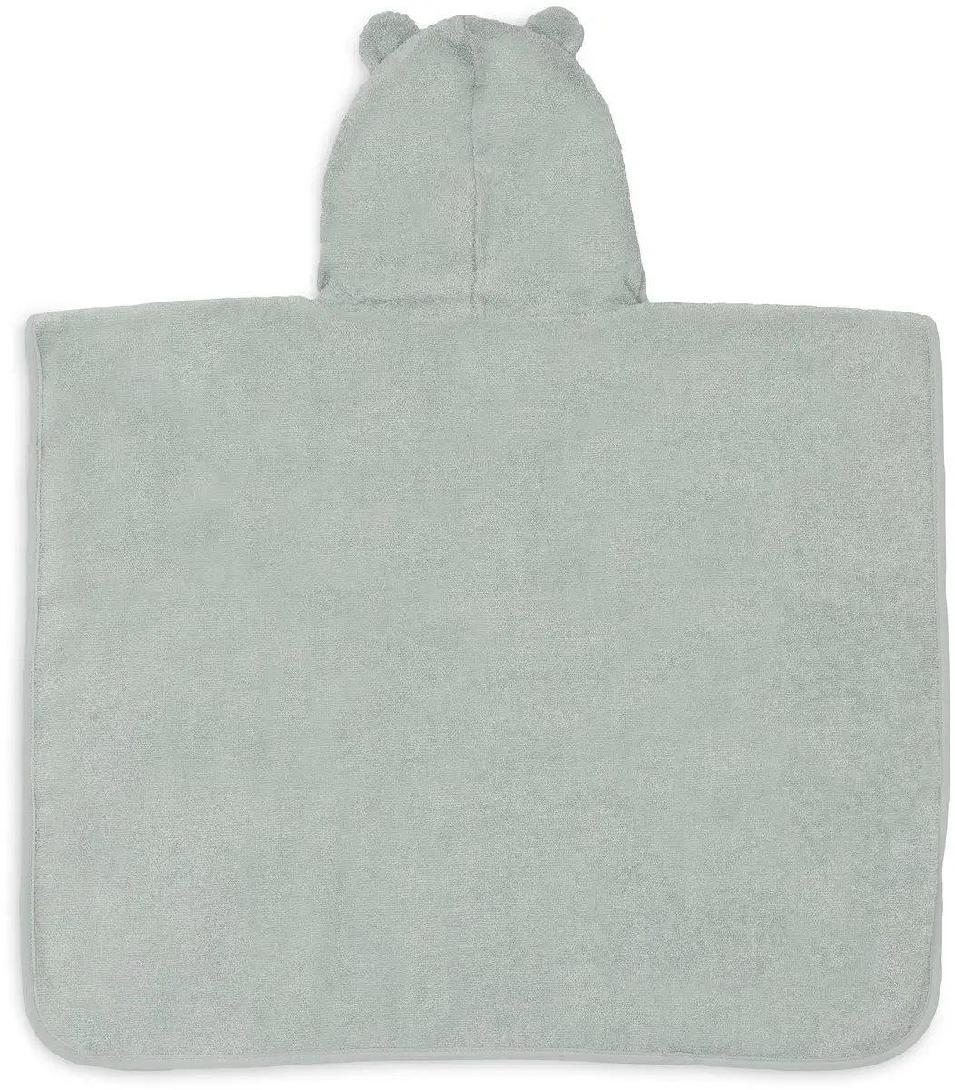 Jollein Badponcho Hippo Happy Misty Green - 2-3 jaar