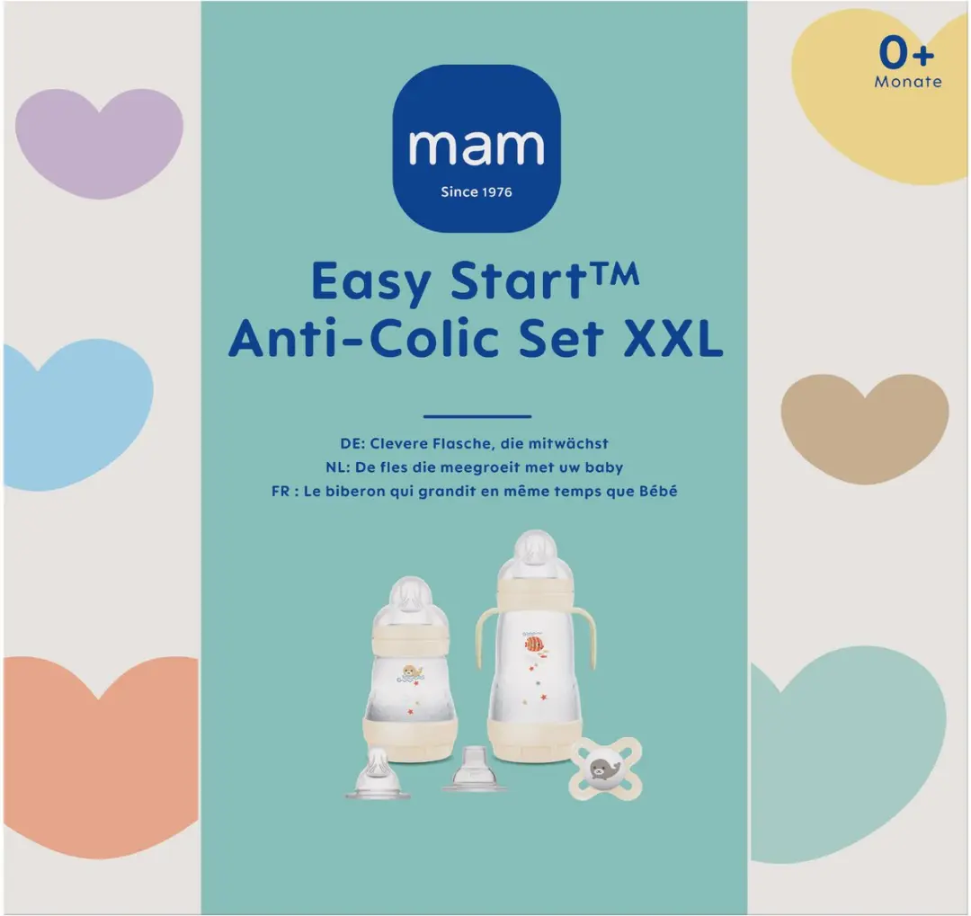 MAM Easy Start Babyfles Set XXL - 17 Stuks - 160ml - afbeelding 5 van 6
