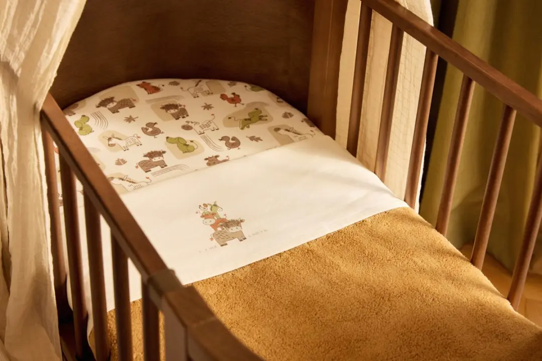 Jollein Baby Deken Wieg 75x100cm Basic Sherpa/Jersey - Hazel