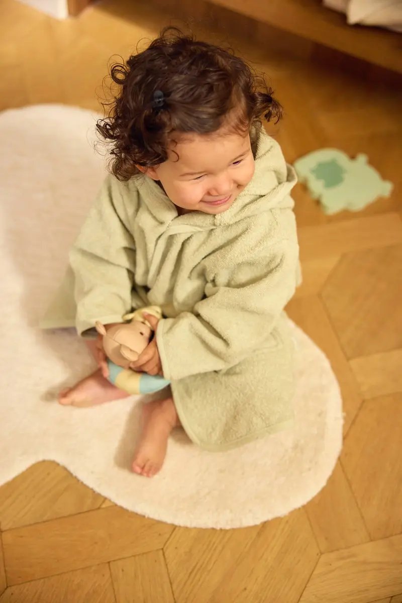 Jollein Badjas 3-4 jaar Soft Matcha - Groen