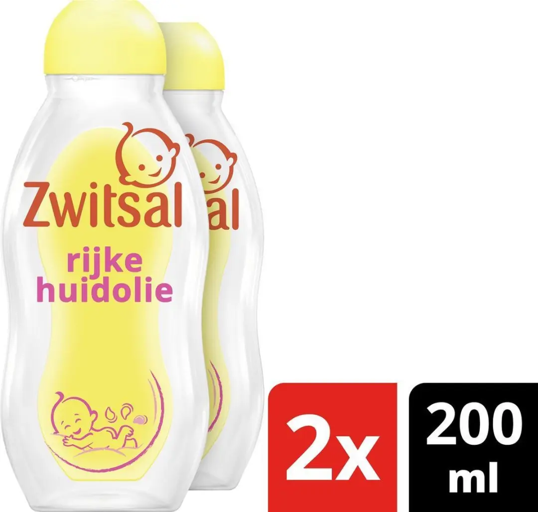 Zwitsal Rijke Huidolie Avocado 200ml - 2 Stuks