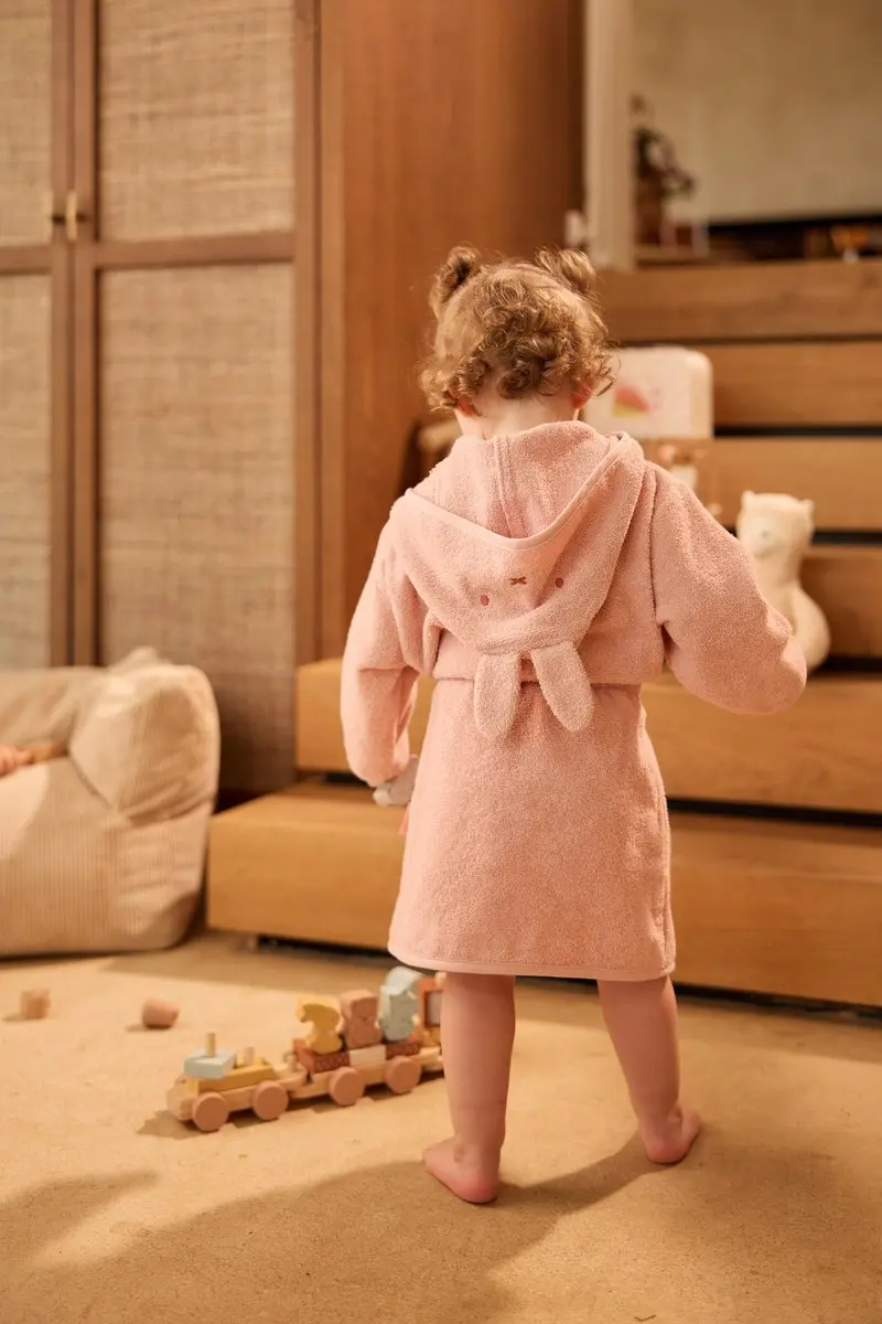 Jollein Badjas Miffy Silk 1-2 jaar - Roze