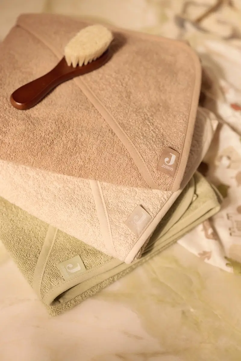 Jollein Badcape Badstof 100x100cm Soft Matcha