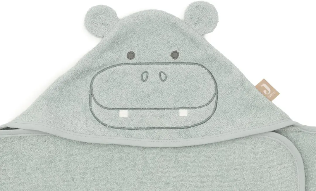Jollein Badcape Hippo Happy 70x130cm - Multicolor