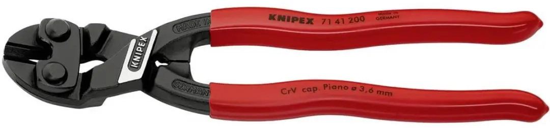 Knipex 71 41 200 Boutensnijtang CoBolt 20° Gebogen