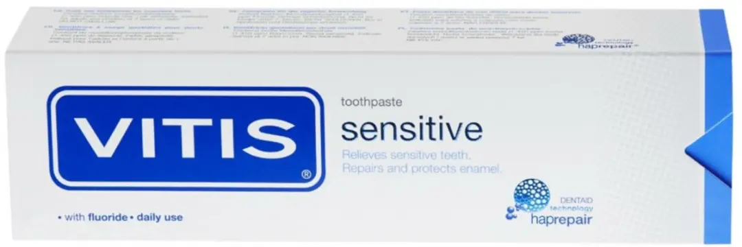 Vitis Tandpasta Sensitive 6x75ml