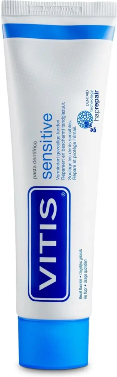 Vitis Tandpasta Sensitive 6x75ml