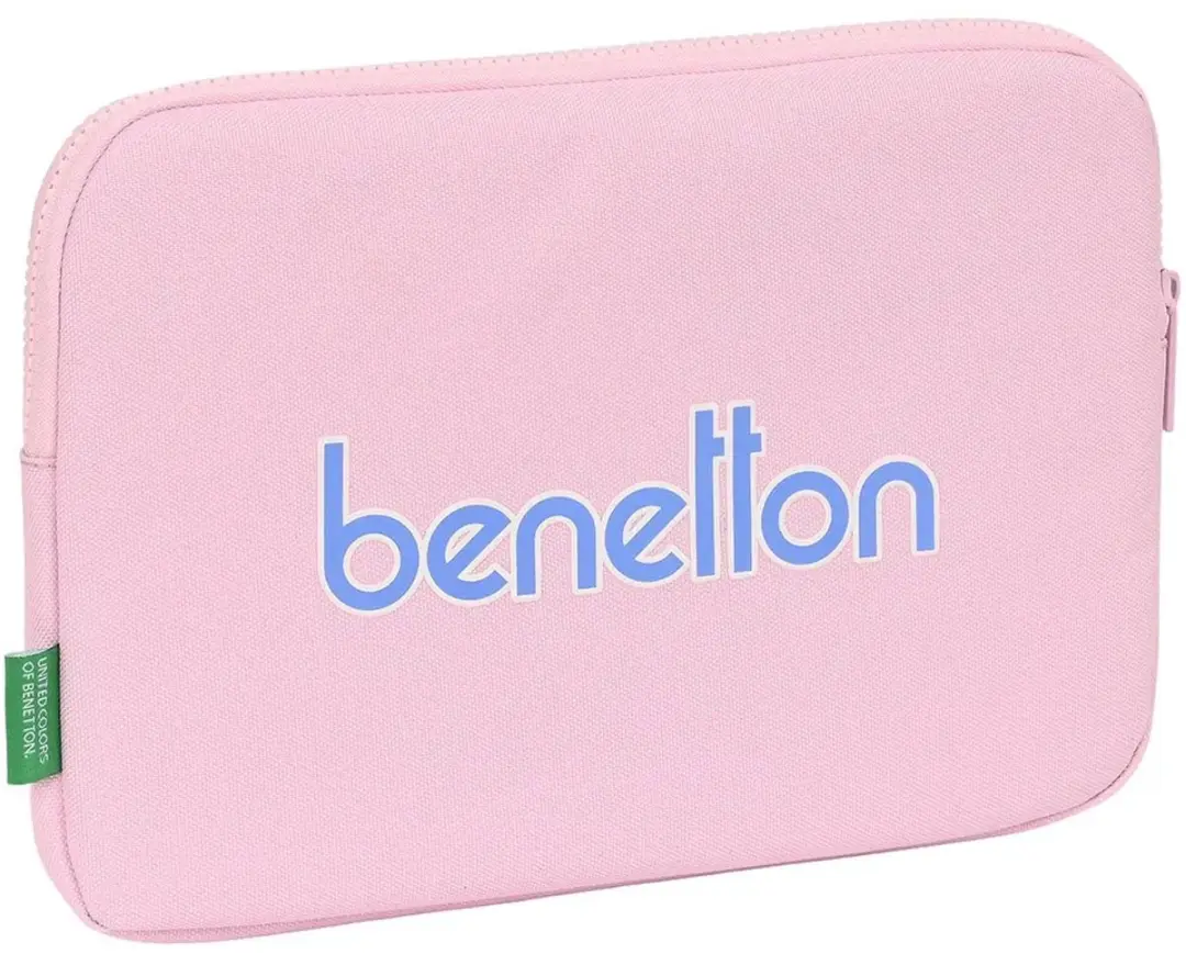 Benetton Laptop Cover 10" - Roze - 2 Vakken