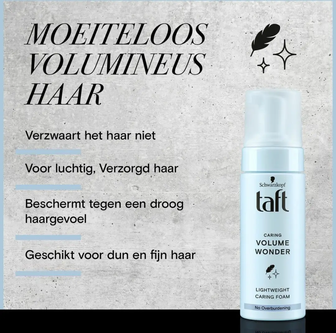 Taft Volume Wonder Poeder 150ml - Blauw/Wit